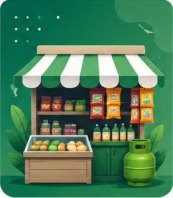 Visual Warung & kios DSU